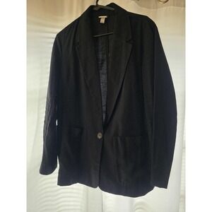 A New Day Blazer In Black Size Large